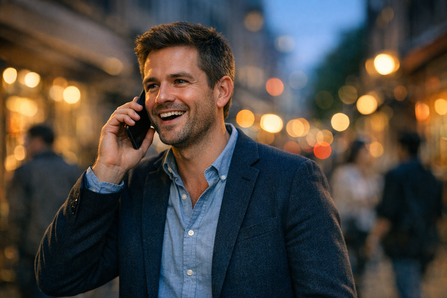 Person on Phone Call