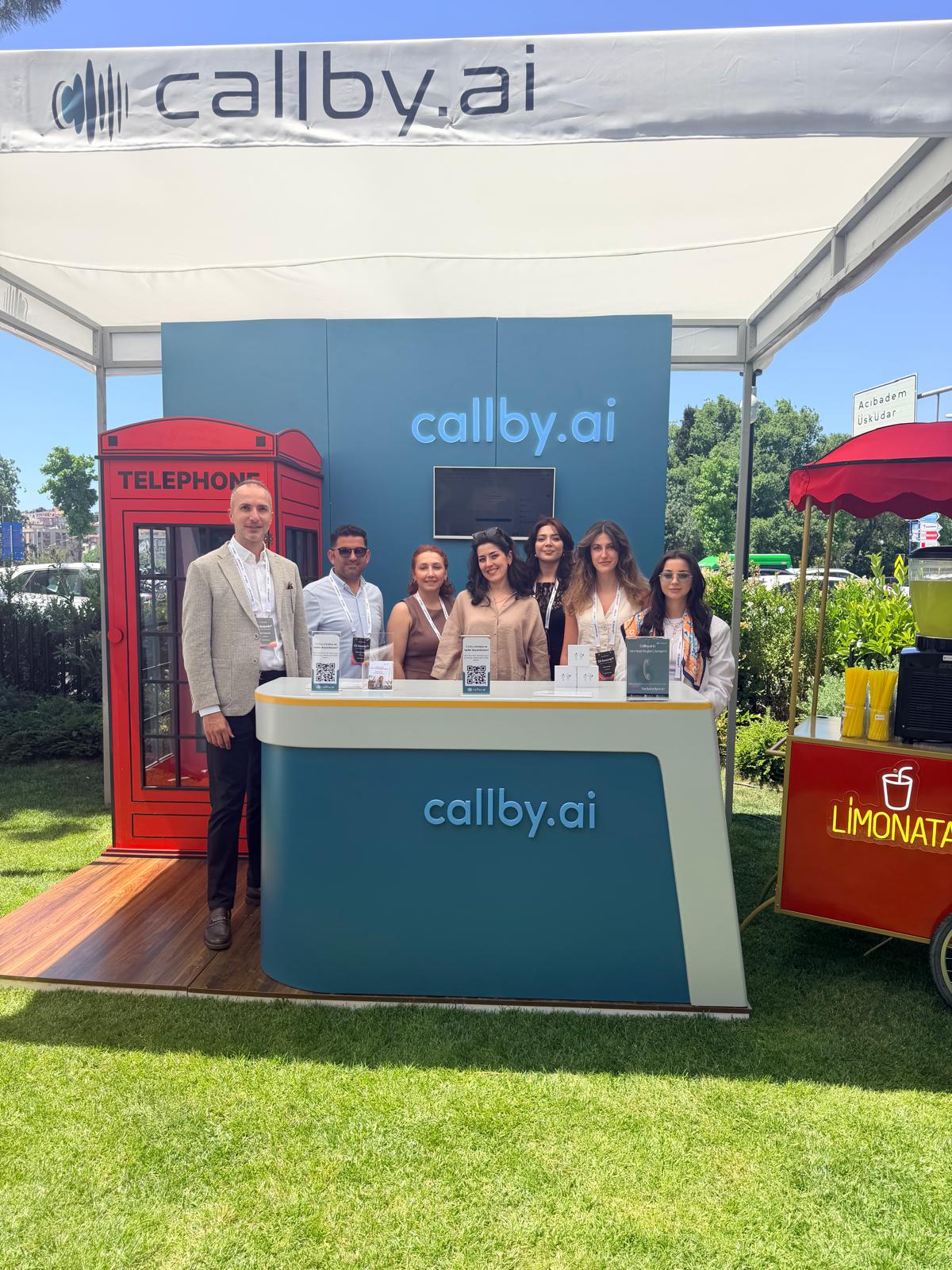 Callby.ai ekibi etkinlikte